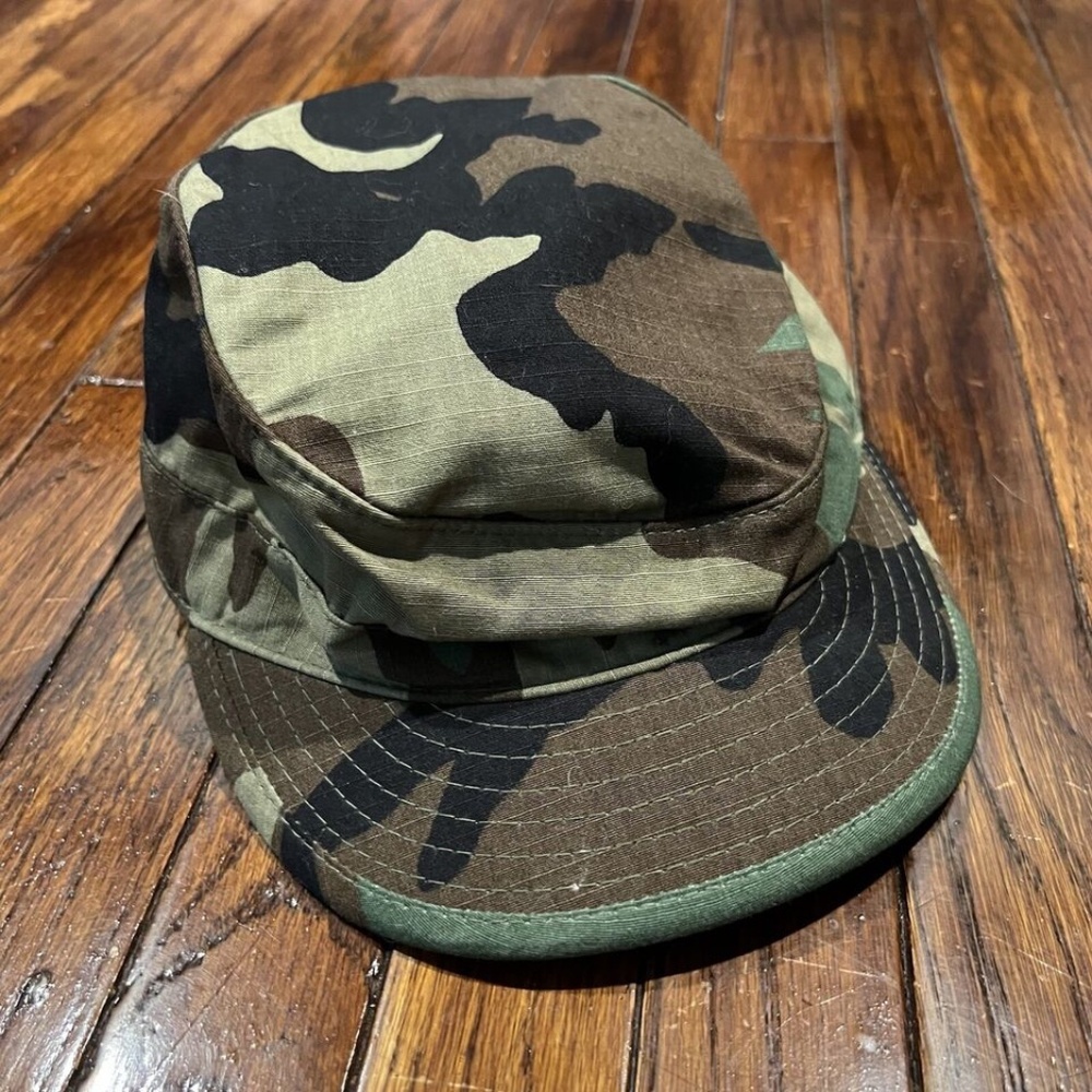Military Patrol Hat Men Camoflauge Fitted Army Hat 7 1/8